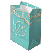 Elegante gepersonaliseerde luxe cadeautas met pare (Voorkant Gekanteld)