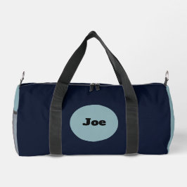 Elegante gepersonaliseerde marine blauw plunjezak