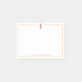 Elegante gepersonaliseerde monogram 3D letter I in Post-it® Notes (Voorkant)