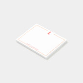 Elegante gepersonaliseerde monogram 3D letter L in Post-it® Notes (Schuin)