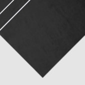 Elegante gepersonaliseerde monogram aangepaste naa tissuepapier (Detail)