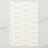 Elegante gepersonaliseerde naam briefpapier (Voorkant)
