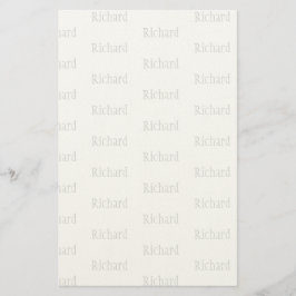 Elegante gepersonaliseerde naam  briefpapier