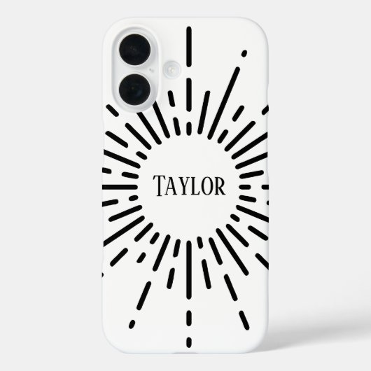 ELegante, gepersonaliseerde naam Nieuwste IPHONE-h Case-Mate iPhone Case (Achterkant)