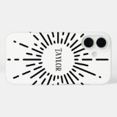 ELegante, gepersonaliseerde naam Nieuwste IPHONE-h Case-Mate iPhone Case (Achterkant (horizontaal))