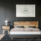 Elegante gepersonaliseerde Nikkah Welkom - Acryl T Acryl Bord