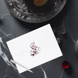 Elegante Gepersonaliseerde Orchideeën Bloemen Vierkante Sticker