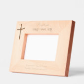 Elegante gepersonaliseerde Palm Cross religieuze d Gegraveerde Lijstjes (Links)