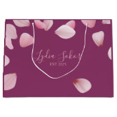 Elegante gepersonaliseerde papieren geschenktas me groot cadeauzakje (Voorkant)