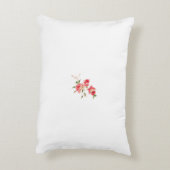 Elegante gepersonaliseerde pasgetrouwden paar naam accent kussen (Achterkant (Verticaal))