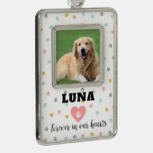 Elegante Gepersonaliseerde Pet Memorial Ornament G (Rechts)