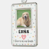Elegante Gepersonaliseerde Pet Memorial Ornament G (Links)