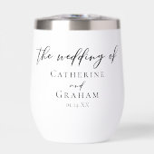 Elegante gepersonaliseerde typografie bruiloft (Voorkant)