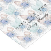 Elegante gepersonaliseerde Waterverf Pasen Korte Tafelloper (Hoek)