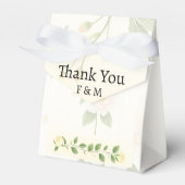 Elegante Gepersonaliseerde Wedding Favoriet Box Bedankdoosjes (Voorkant Zijde)