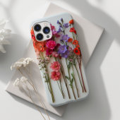 Elegante  geperste bloembotanische Case-Mate iPhone case