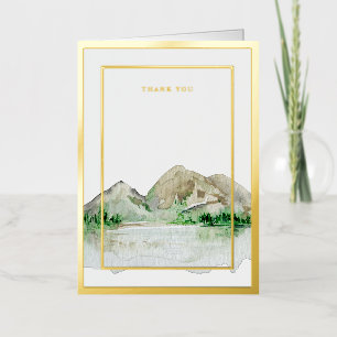 Elegante geperste Gold Leaf Lijst bruiloft Formeel Folie Wenskaart