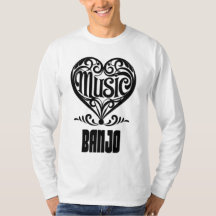 Elegante Gerolde Hart voor Banjo Liefhebbers