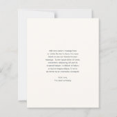 Elegante geruite budget kerstkaart (Achterkant)