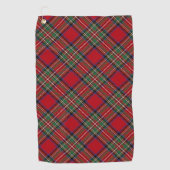 Elegante geruite rustieke clan Stewart Tartan Golfhanddoek (Voorkant)