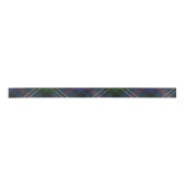 Elegante geruite rustieke clan Sutherland Tartan Satijnen Lint (Voorkant)