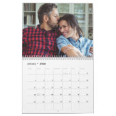 Elegante geruite rustieke familie 2024 Tartan Kalender (Jan 2026)