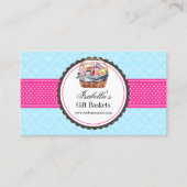 Elegante geschenkmand visitekaartje (Voorkant)