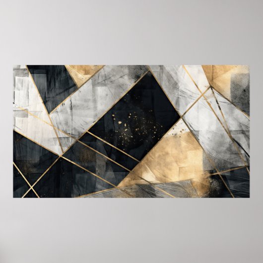 Elegante geschilderde achtergrond poster (Voorkant)