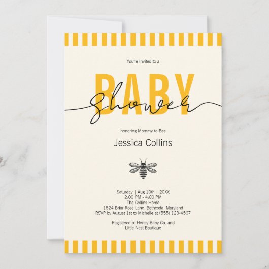 Elegante Geslachtsonzijdige Moederschap tot Bij Ba Kaart (Voorkant)