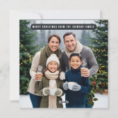 Elegante gestileerde Robins krans vrolijk kerstfee Feestdagenkaart (Achterkant)