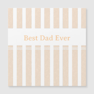 Elegante gestreepte beste papa ooit gepersonalisee