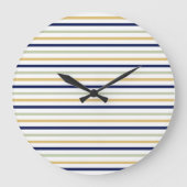 Elegante gestreepte klok (Voorkant)