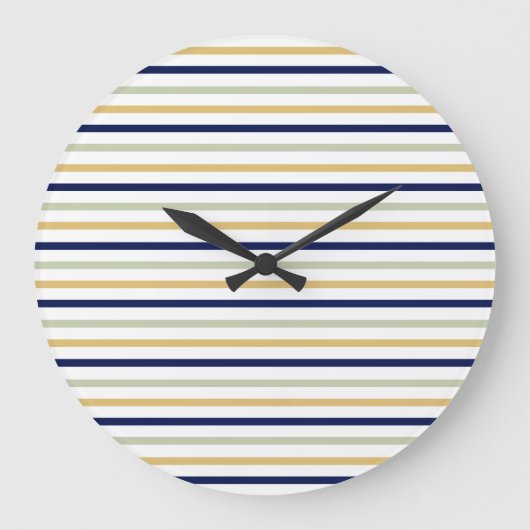 Elegante gestreepte klok