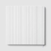 Elegante Gestreepte Minimalist Gastenboek (Achterkant)