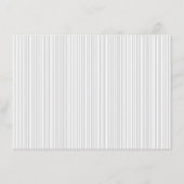 Elegante Gestreepte Minimalist Informatiekaartje (Achterkant)