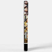 Elegante gestructureerde slangenhuid in regenboogt Case-Mate iPhone case (Achterkant / Rechts)