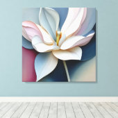 Elegante getextureerde bloemenkunst canvas afdruk (Insitu (Houten vloer))