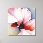 Elegante getextureerde bloemenkunst canvas afdruk (Voorkant)