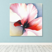 Elegante getextureerde bloemenkunst canvas afdruk (Insitu (Houten vloer))