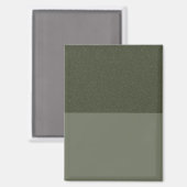 Elegante getextureerde Moss Green Magnet – (Voorkant / Achterkant)