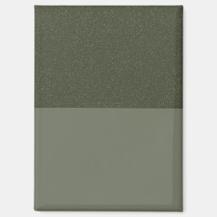 Elegante getextureerde Moss Green Magnet –