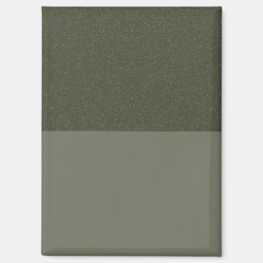 Elegante getextureerde Moss Green Magnet – (Voorkant)