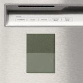 Elegante getextureerde Moss Green Magnet – (Insitu (Vaatwasser))