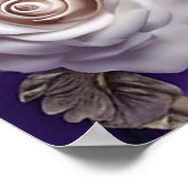 Elegante Getrapte Trouwtaart Poster (Hoek)