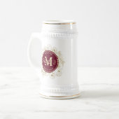 Elegante Getuige Trouwdag Bierpul (Voorkant links)