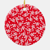 Elegante gezegende scriptfoto keramisch ornament (Achterkant)