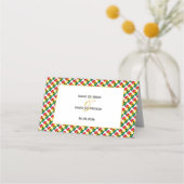 Elegante GHANA bruiloft Plaatskaartje (Achterkant)