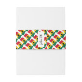 Elegante GHANA Johannes 3:16 Trouwfeest Uitnodigingen Wikkel (Achterkant Voorbeeld)