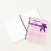 Elegante Gift Wrap Notitieboek met lintontwerp (Binnen)
