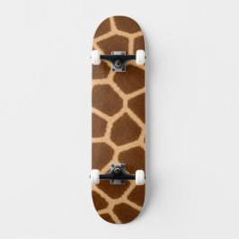 Elegante Giraffe Patroon Stijlvolle Unieke Skatebo Persoonlijk Skateboard